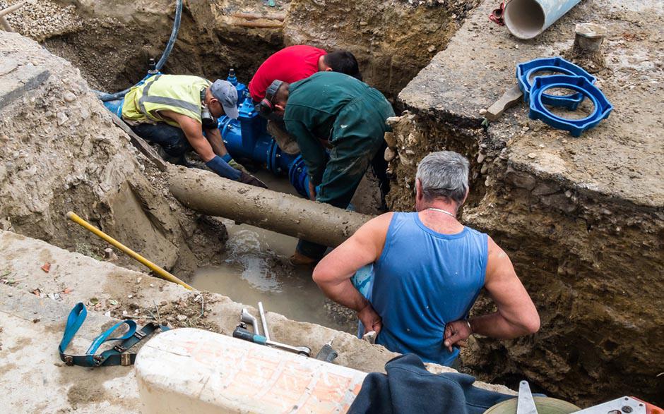canalisation egout Aubergenville
